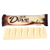 德芙(Dove)奶香白巧克力 43g/袋装 休闲 零食