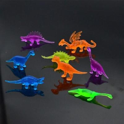 儿童动物迷你周边小恐龙学校玩具流行水晶学生夜光动物仿真霸王龙