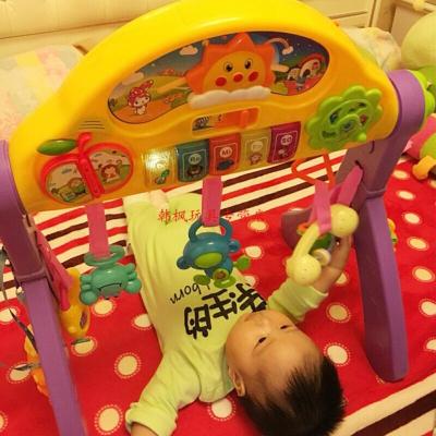 六一儿童健身架婴儿玩具0-1岁音乐宝宝学步健身器脚踏钢琴3-6-12个月抖音网红儿童节