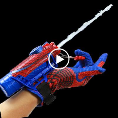 蜘蛛侠发射器发射真蛛丝 蜘蛛侠发射器黑科技装备小型玩具手腕式绳索蛛丝真吐手套护腕