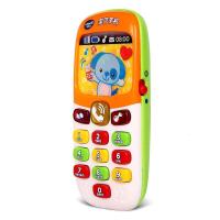伟易达手机儿童电话玩具宝宝0-1-2-3岁婴幼儿仿真带音乐 伟易达音乐手机