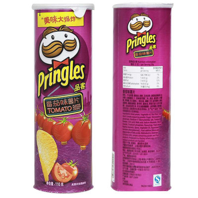 品客(Pringles)薯片番茄味110g(新老包装随机发货)