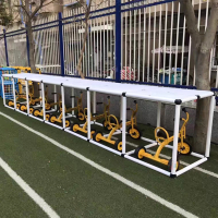 涡润+YH幼儿园三轮车玩具架GR312