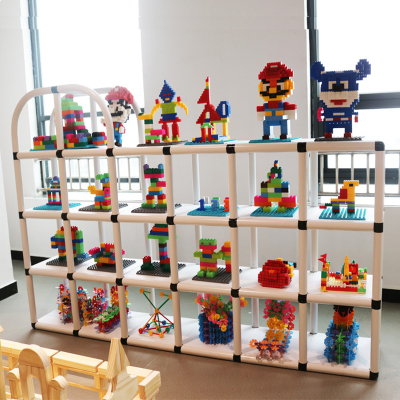 涡润+YH幼儿园建构架玩具架GR314