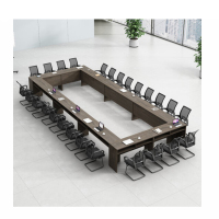 涡润胶板会议条桌GR906