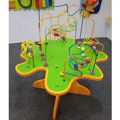 涡润YH-24602早教儿童桌面绕珠游戏 球球过山车