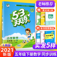 53天天练五年级下册数学人教版教辅书 小学生5年级下册教材同步训练练习册五三天天练课时作业口算应用题思维训练5.3试卷复