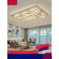客厅吸顶灯2021年新款轻奢水晶灯led现代简约大气家用卧室水晶灯