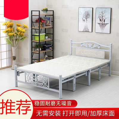 折叠床单人床双人床出租房专用床折叠床家用木板午休简易床