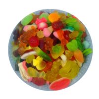30种散装水果味橡皮糖qq糖Q弹软糖彩色糖果水果味软糖儿童零食