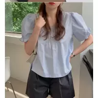 玳恩chic西装短裤女裤裙+短袖衬衫女