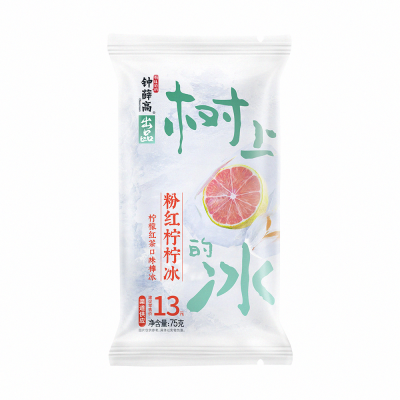 钟薛高 柠檬红茶口味棒冰(粉红柠柠冰)75g