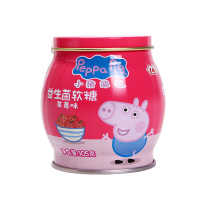 小猪佩奇佩琪(peppapig)105g益生菌软糖草莓味儿童零食礼物