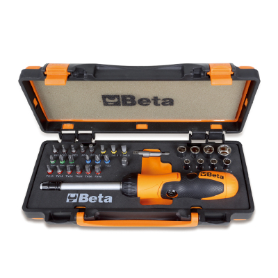 百塔(BETA) 860/C38P 38件旋具头手柄、批头和配件组套