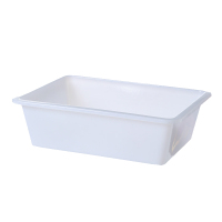 港迪豪白色塑料无盖食品多功能收纳盒 ZH-3325A/个