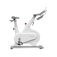 港迪豪家用室内运动器材动感单车磁控减肥健身车传统阻力系统典雅白1000*1250*510mm