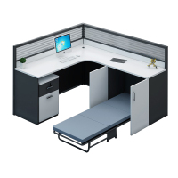 港迪豪办公桌电脑屏风桌办公室用屏风隔断员工桌