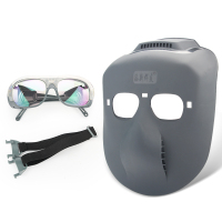 头戴耳戴新型电焊防护面罩电焊眼镜面部防护眼镜