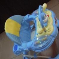原厂 富旺婴儿 儿童 688A 688B学步车 坐布 坐垫 蓝色坐垫