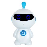 益智能AI儿童早教机器人学习机wifi联网语音对话故事机多功能玩具 标配版 蓝色