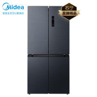 美的(Midea)478升十字对开门 智能杀菌 一级能效 家用冰箱 BCD-478WSPZM(E)