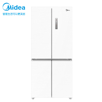 美的(Midea)60厘米薄系列483升十字双开门四门超薄嵌入超大容量家用智能冰箱一级变频BCD-483WSPZM(E)