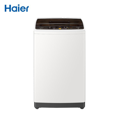 海尔(Haier)8KG全自动波轮洗衣机 四重净洗 智能称重 冲浪洗等专属洗涤