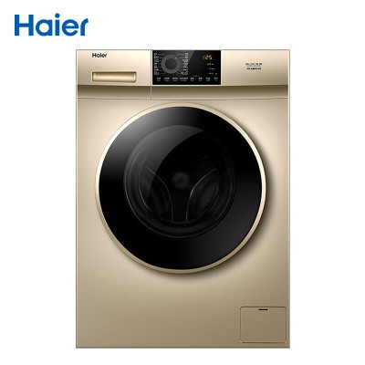 海尔(Haier)滚筒洗衣机全自动高温除菌 微蒸汽除螨 8KG纤维级防皱洗烘一体变频