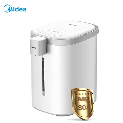 美的(Midea)电热水瓶热水壶电水壶304不锈钢 热水瓶5L多段温控烧水壶双层防烫煮茶壶