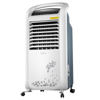 白色 美的空调扇冷暖两用遥控家用净化速热移动取暖器