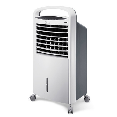 白色 美的(Midea)空调扇家用移动冷风机制冷风扇遥控单冷加湿水冷风扇