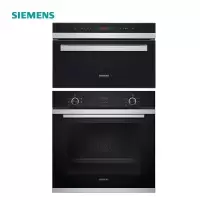 西门子(SIEMENS)嵌入式大容量71L烤箱智能触控式28L电蒸箱