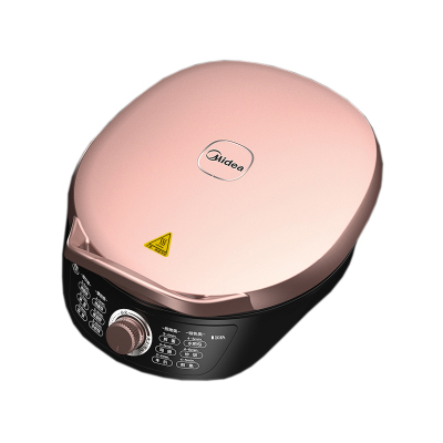 玫瑰金 美的电饼铛煎烤机家用双面加热煎烙饼锅新款自动断电加深加大