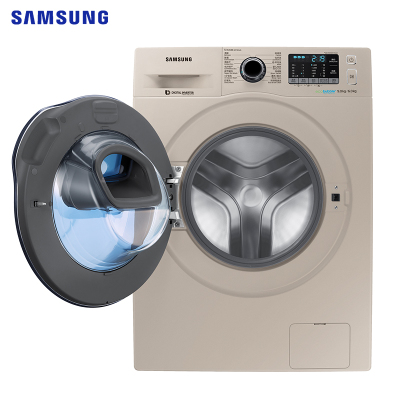 Samsung/三星WD90K5410OG 9KG变频洗烘一体全自动智能滚筒洗衣机 金色