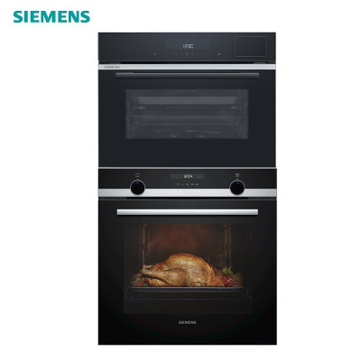 西门子(SIEMENS)嵌入式71L大容量电烤箱 45升大容量30种自动程序蒸箱