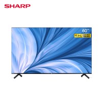 Sharp/夏普60英寸4K超清全面屏智能语音网络液晶电视 黑色 官方标配