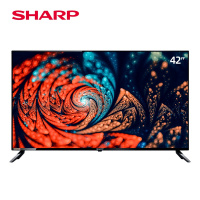Sharp/夏普42英寸高清4K解码网络智能家用液晶电视机 黑色 官方标配