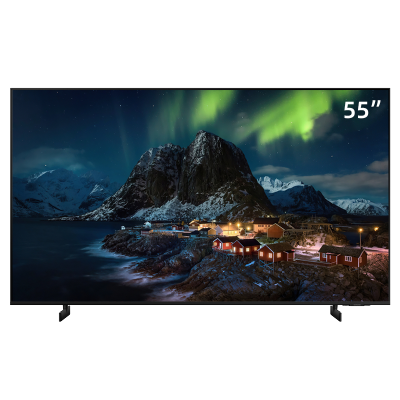 Samsung/三星家用QLED高清55英寸液晶电视机语音商用 黑色 官方标配