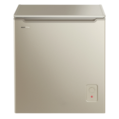 Aucma/澳柯玛 小冰柜家用小型一级节能单温冷藏冷冻柜 豪华金