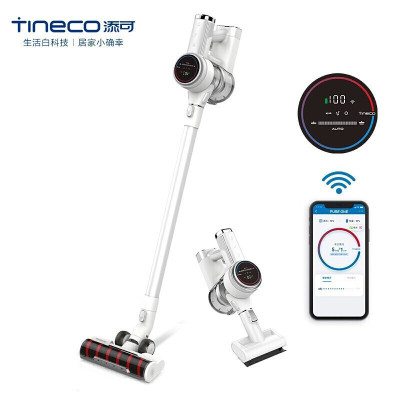 添可(TINECO)智能无线吸尘器PURE ONE J1家用手持车载母婴宠物家庭适用TE23J 白色