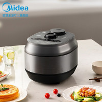 美的(Midea)智能电压力锅小家智能生态5L家用双钢胆IH浓香WIFI智控压力锅 5L 手机智控 IH电磁加热