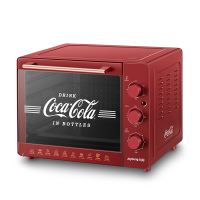 九阳烤箱家用大容量电烤箱多功能可口可乐控温定时可视披萨红薯烤炉箱 红色32L