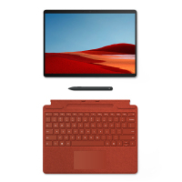 微软(Microsoft)Surface Pro X 二合一平板电脑 笔记本电脑 13英寸 窄边框 触控屏 ARM处理器 16G 1T SSD LTE版配备彩色键盘