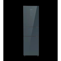 创维冰箱BCD-228WTGP君子兰三门玻璃面板冰箱