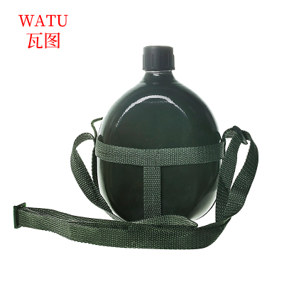 瓦图(WATU) 铝制水壶 绿色户外旅游水壶 1L 1个装