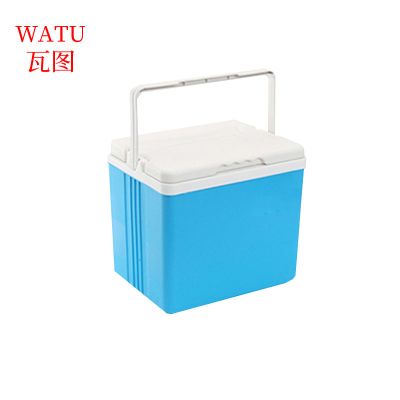 瓦图 厨用保鲜箱便携式保温箱 简约白/蓝色 冷暖双用 6升 1个装