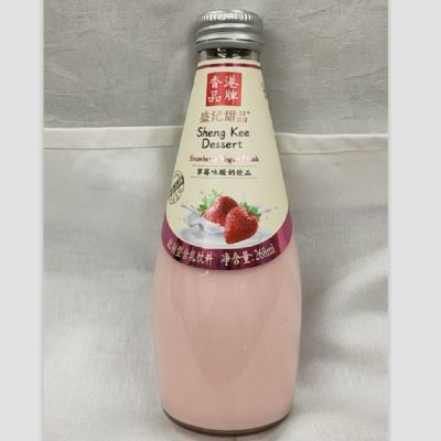 268ml盛记甜品草莓味酸奶饮品