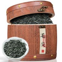  毛尖绿茶 茶叶春茶嫩芽浓香型信阳原产毛尖木桶装250g