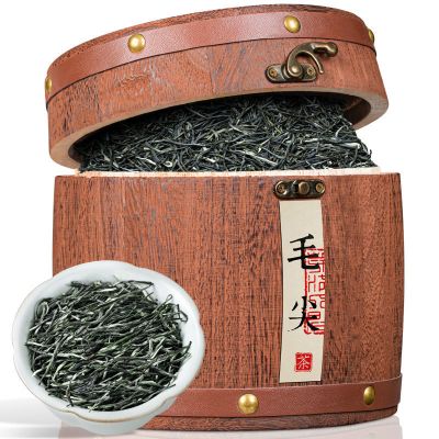  毛尖绿茶 茶叶春茶嫩芽浓香型原产毛尖木桶装250g