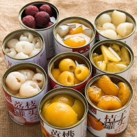 荔枝罐头水果混合黄桃红毛丹枇杷罐头整箱批发食品
